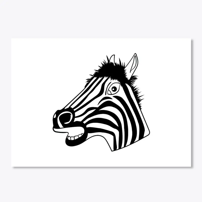 Zebra Head, Black on White